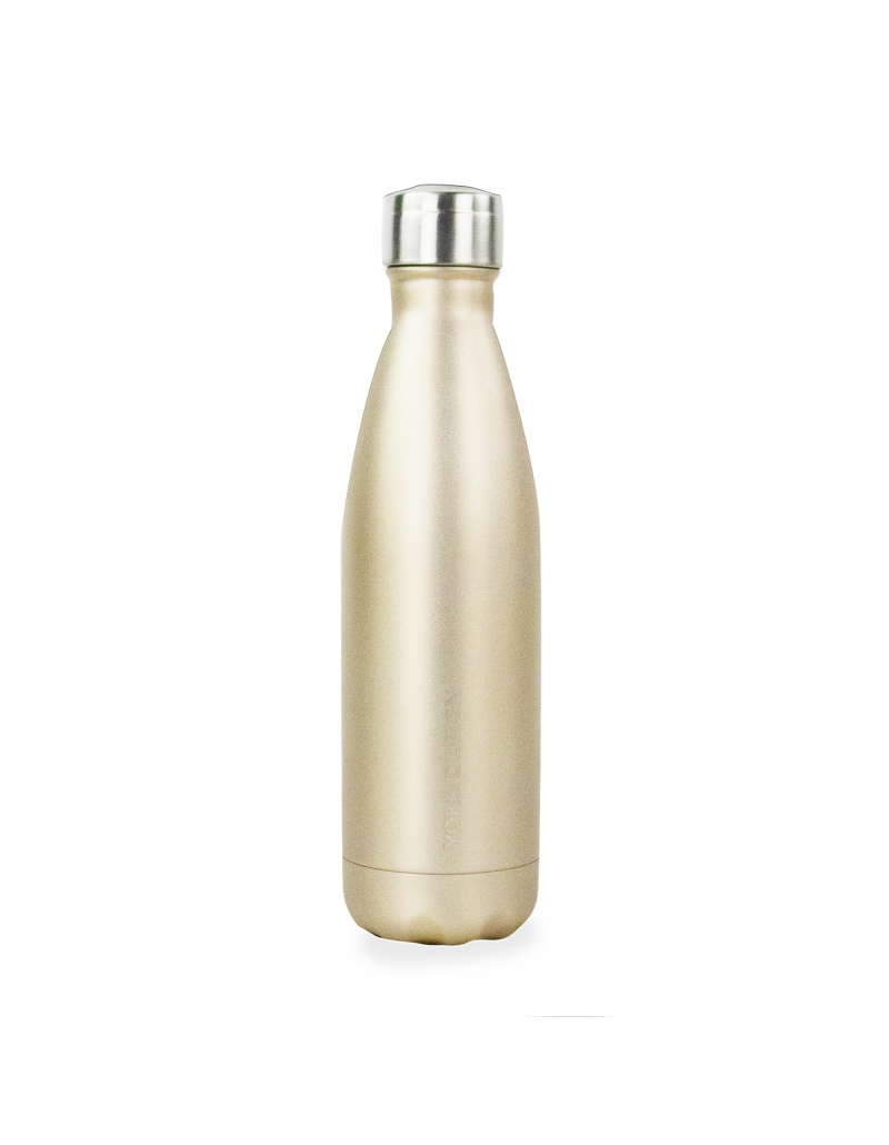 Bouteille D'eau Isotherme à Motif Floral Vintage En Acier Inoxydable - Tasse De Voyage - 500 Ml