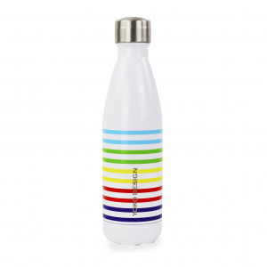 Bouteille isotherme Rainbow blanche 500ml