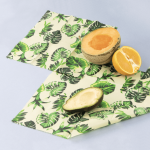 Lot de 3 Emballages - Beewraps - Motif Feuilles Lot de 3 Emballages - Beewraps - Motif Feuilles