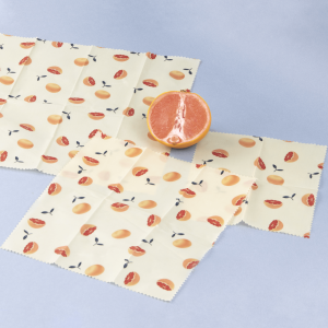 Lot de 3 Emballages Beewraps Motif Fruit Lot de 3 Emballages Beewraps Motif Fruit