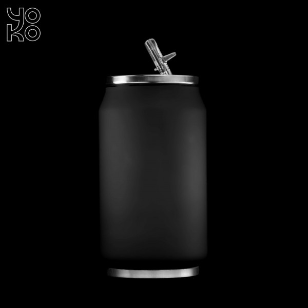 Canette isotherme Soft touch Noire 280ml Canette isotherme Soft touch Noire 280ml