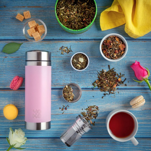 Insulated Teapot LiberTea Pink 350 ml Insulated Teapot LiberTea Pink 350 ml