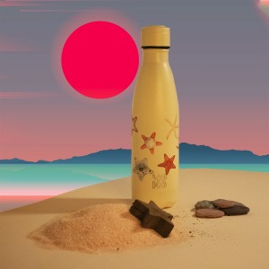 Bouteille isotherme Plage - Etoiles de mer- 500ml
