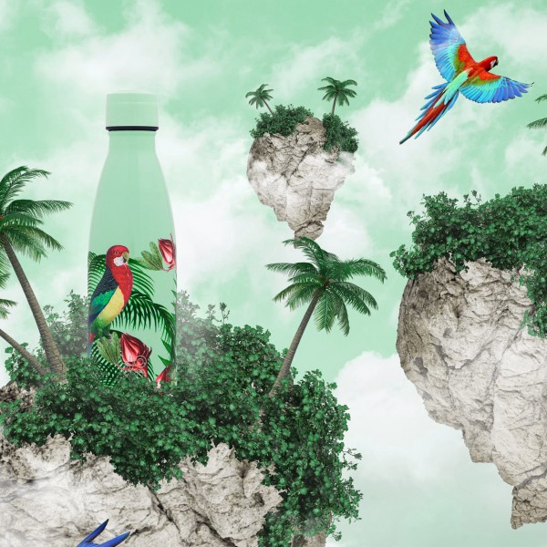 Bouteille isotherme Jardin Botanique - Perroquet 500 ml Bouteille isotherme Jardin Botanique - Perroquet 500 ml