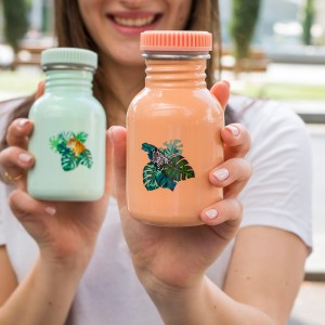 Children's single-walled bottle Zebra design 350 ml Children's single-walled bottle Zebra design 350 ml