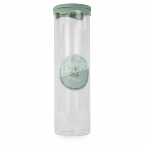 Borosilicate Glass Jar with silicone lid 2000 ML