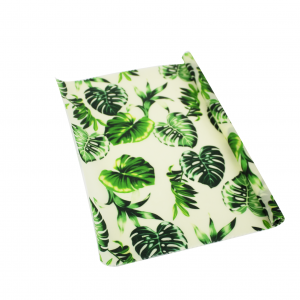 Rouleau de Beewraps :  Motif Feuilles 1 mètre Rouleau de Beewraps :  Motif Feuilles 1 mètre