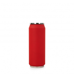 Red Soft touch Insulated can 500ml Red Soft touch Insulated can 500ml