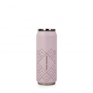 Canette isotherme Art déco Rose 500ml Canette isotherme Art déco Rose 500ml