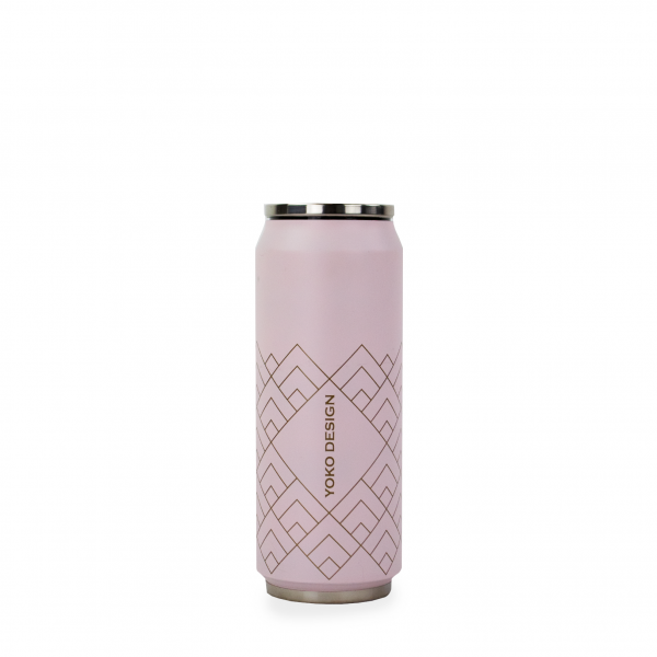 Canette isotherme Art déco Rose 500ml Canette isotherme Art déco Rose 500ml