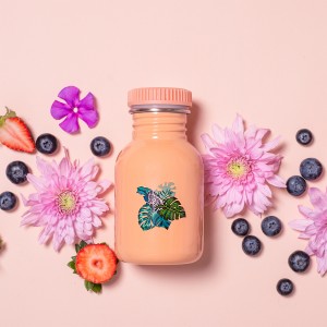 Combo Zèbre Gourde simple paroi 350ml + 4 sachets de compotes réutilisables Combo Zèbre Gourde simple paroi 350ml + 4 sachets de compotes réutilisables