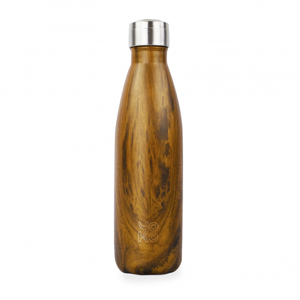 Bouteille isotherme Bois 500ml Bouteille isotherme Bois 500ml
