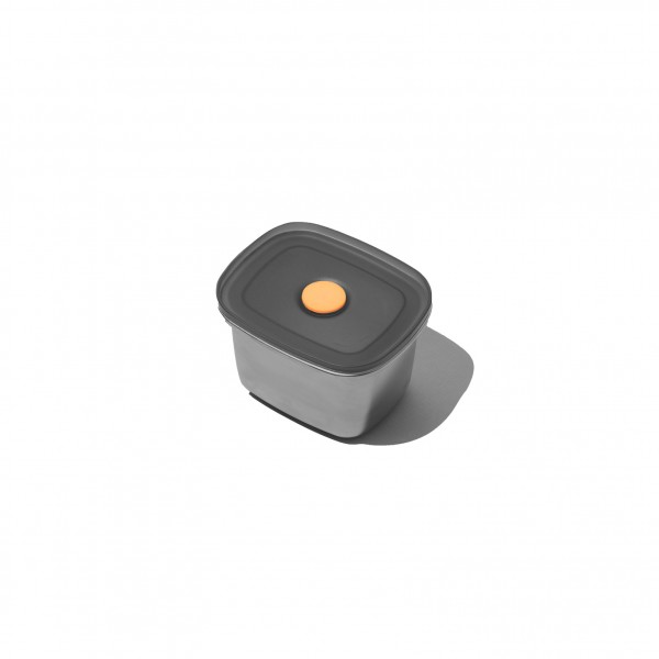 Microwable stainless steel box 450 ml Microwable stainless steel box 450 ml