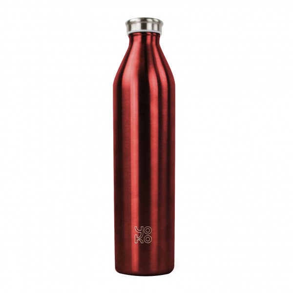 Bouteille isotherme - rouge - grand format - 1 L Bouteille isotherme - rouge - grand format - 1 L
