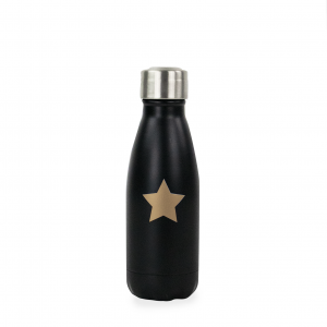 Insulated bottle - black - 260 ml - Star Insulated bottle - black - 260 ml - Star