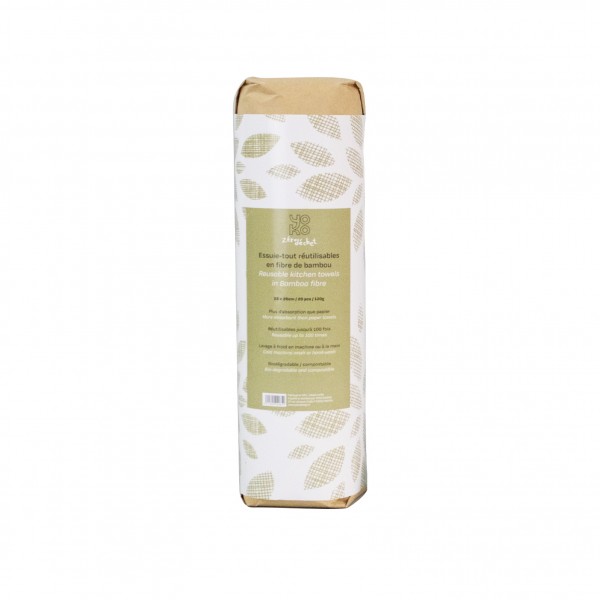 Reusable kitchen towels in bamboo fiber Reusable kitchen towels in bamboo fiber