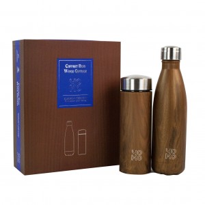 Coffret 1 Bouteille 500 ml et 1 théière 350 ml Bois Coffret 1 Bouteille 500 ml et 1 théière 350 ml Bois