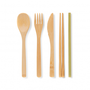Set de couverts en bambou Set de couverts en bambou