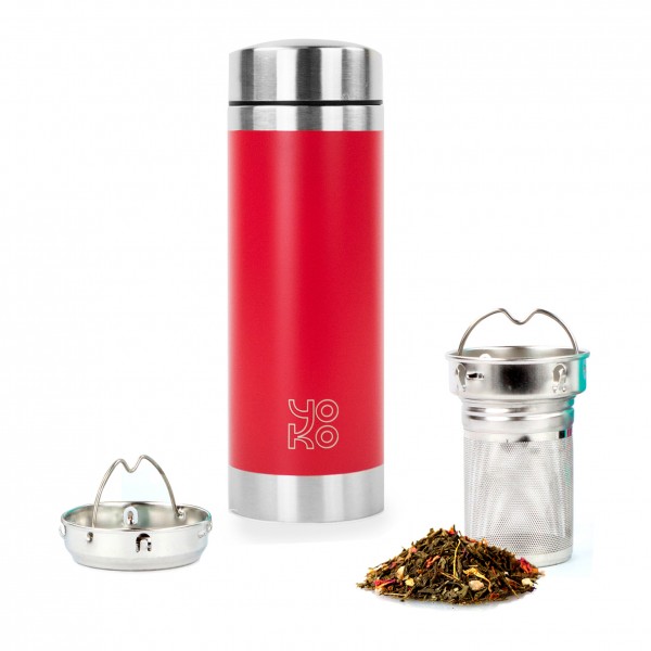 Insulated Teapot LiberTea Red 350 ml Insulated Teapot LiberTea Red 350 ml