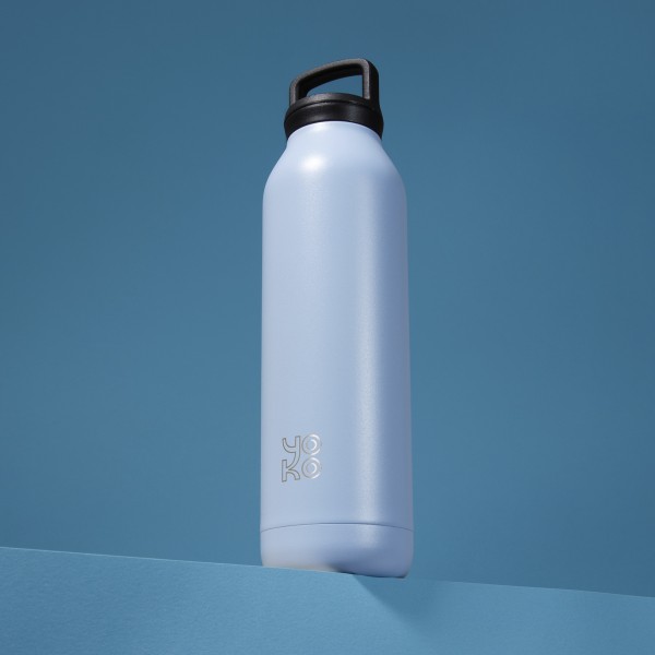 Bouteille 500 ml isotherme avec infuseur Bleue Bouteille 500 ml isotherme avec infuseur Bleue