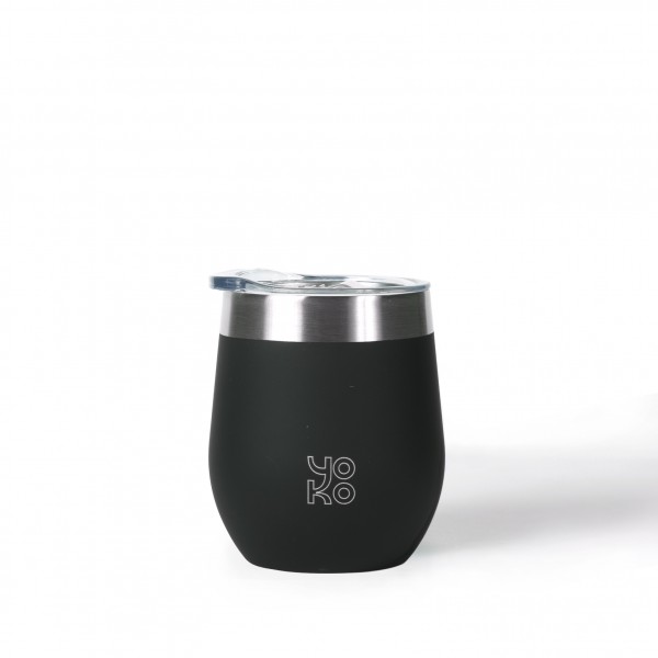 MUGS isotherme avec couvercles 250 ml NOIR MUGS isotherme avec couvercles 250 ml NOIR