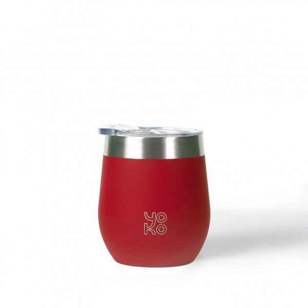 MUG isotherme avec couvercle 250 ml - Rouge MUG isotherme avec couvercle 250 ml - Rouge