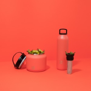 Duo Lunch box 700 ml & Bottle with infuser 500 ml -Insulated- Corals Duo Lunch box 700 ml & Bottle with infuser 500 ml -Insulated- Corals