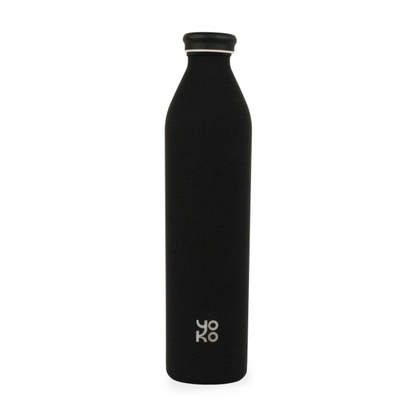 BOUTEILLE ISOTHERME noir mat - grand format - 1 L BOUTEILLE ISOTHERME noir mat - grand format - 1 L