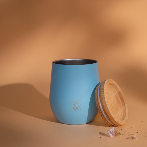 Mug isotherme 250ml - Pastels- Bleu ciel Mug isotherme 250ml - Pastels- Bleu ciel