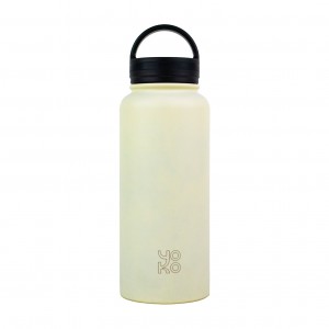 Bouteille isotherme 1 litre - XL - Blanc cassé- Yoko Play