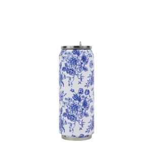 Insulated can - 500 ml - Toile de Jouy Insulated can - 500 ml - Toile de Jouy