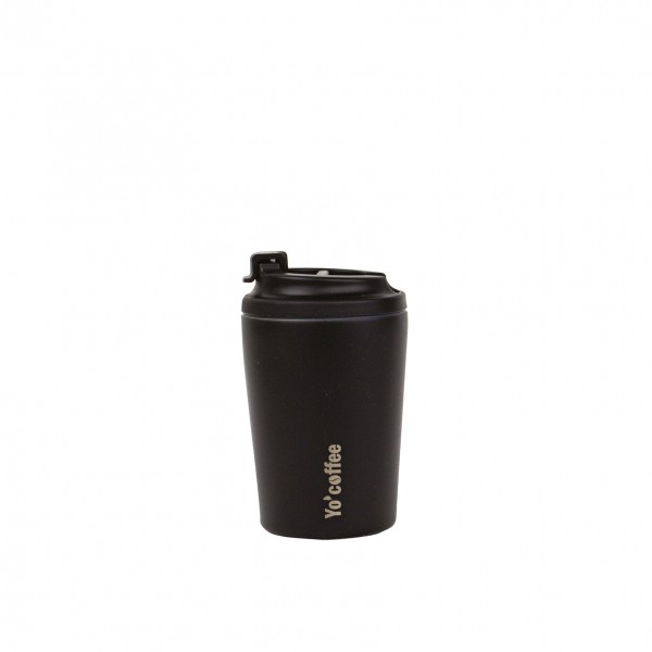 Insulated mug 260 ml - Black - Yo'coffee Insulated mug 260 ml - Black - Yo'coffee