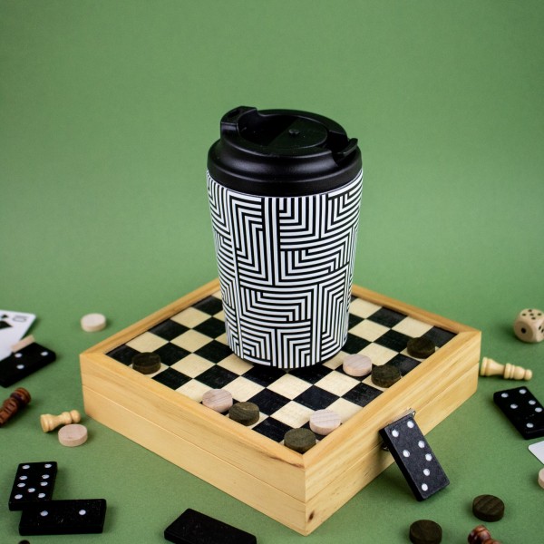 Mug isotherme 260 ml - Labyrinthe - Yo'coffee Mug isotherme 260 ml - Labyrinthe - Yo'coffee