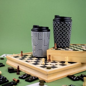 Insulated mug 260 ml - Tangram - Yo'coffee Insulated mug 260 ml - Tangram - Yo'coffee