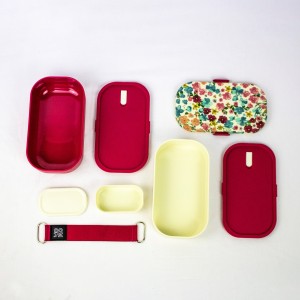 Combo Lunchbox + 1 bouteille isotherme 500ml - Giverny Combo Lunchbox + 1 bouteille isotherme 500ml - Giverny