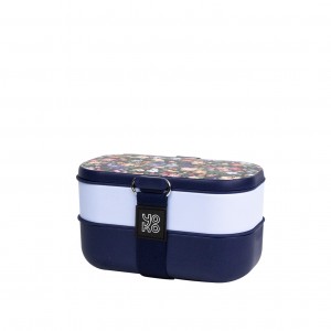 Combo Lunchbox + 1 bouteille isotherme 500ml - Venise Combo Lunchbox + 1 bouteille isotherme 500ml - Venise