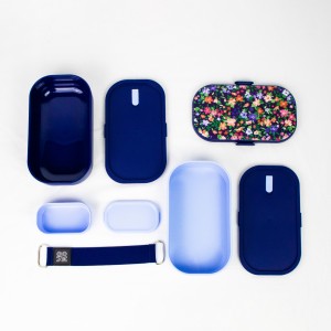 Combo Lunchbox + 1 bouteille isotherme 500ml - Venise Combo Lunchbox + 1 bouteille isotherme 500ml - Venise