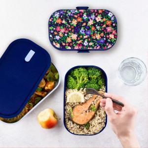 Combo Lunchbox + 1 bouteille isotherme 500ml - Venise Combo Lunchbox + 1 bouteille isotherme 500ml - Venise
