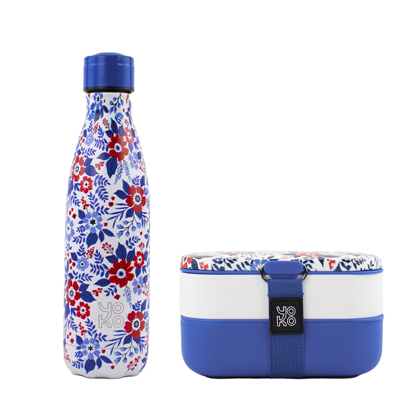 Combo Lunchbox + 1 insulated bottle 500ml - Jardin des Tuileries Combo Lunchbox + 1 insulated bottle 500ml - Jardin des Tuileries