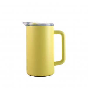 Carafe - isotherme - jaune -1500ml