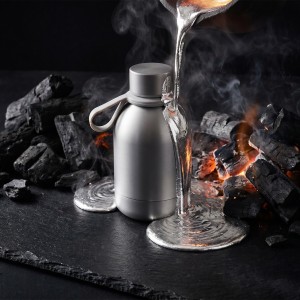 Insulated bottle - Blush - Ceramic - Silver - 350ml