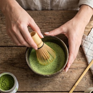 Fouet à Matcha en bambo